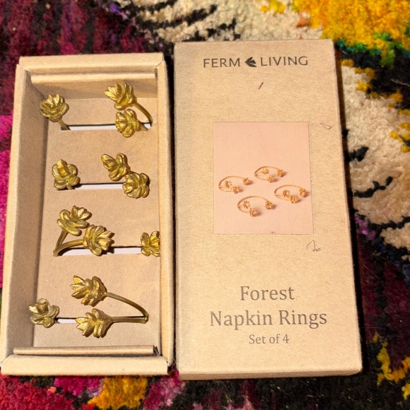 Ferm Living Forest Napkin Rings - Picture 1 of 2